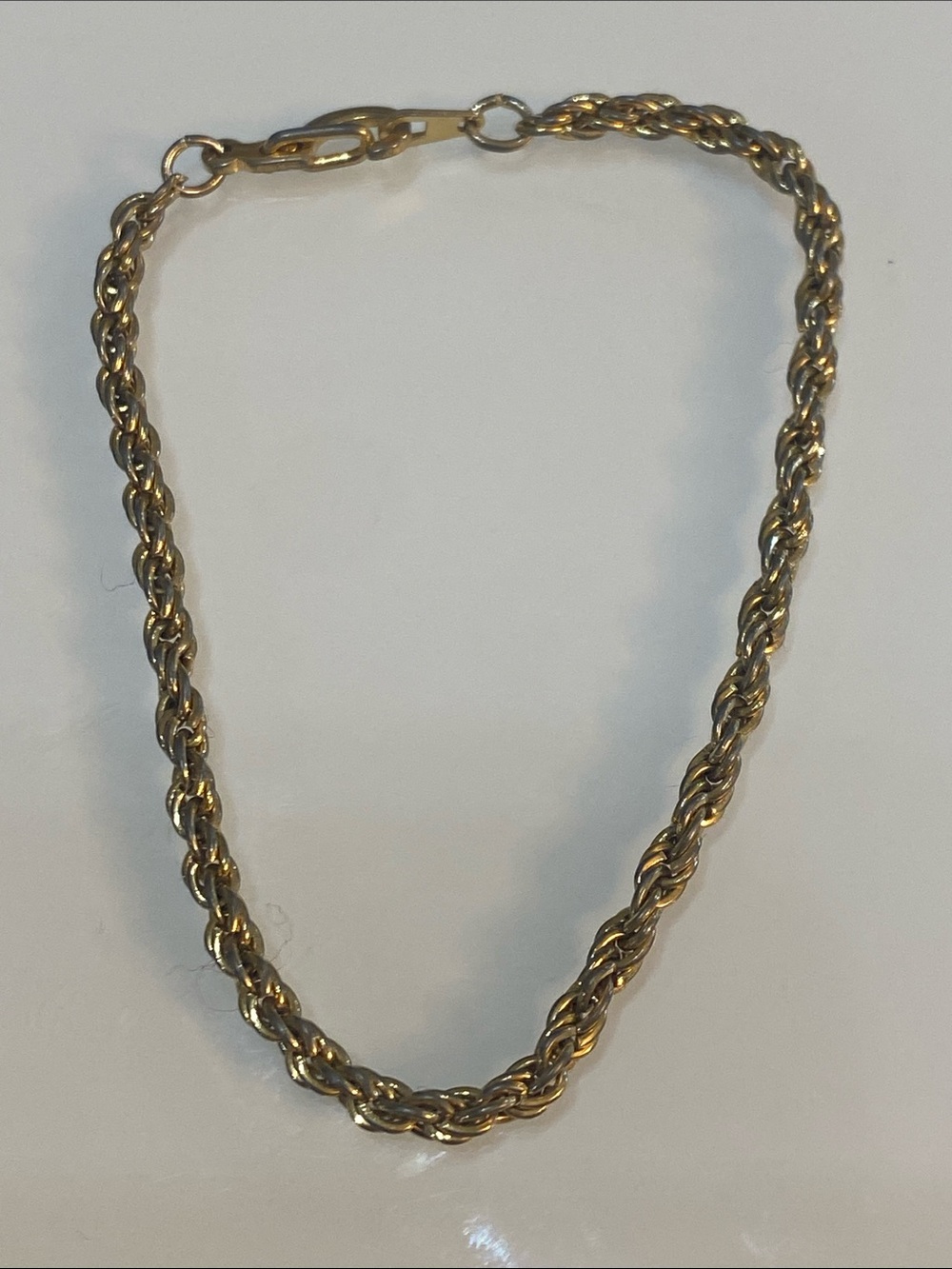 Gold tone bracelet